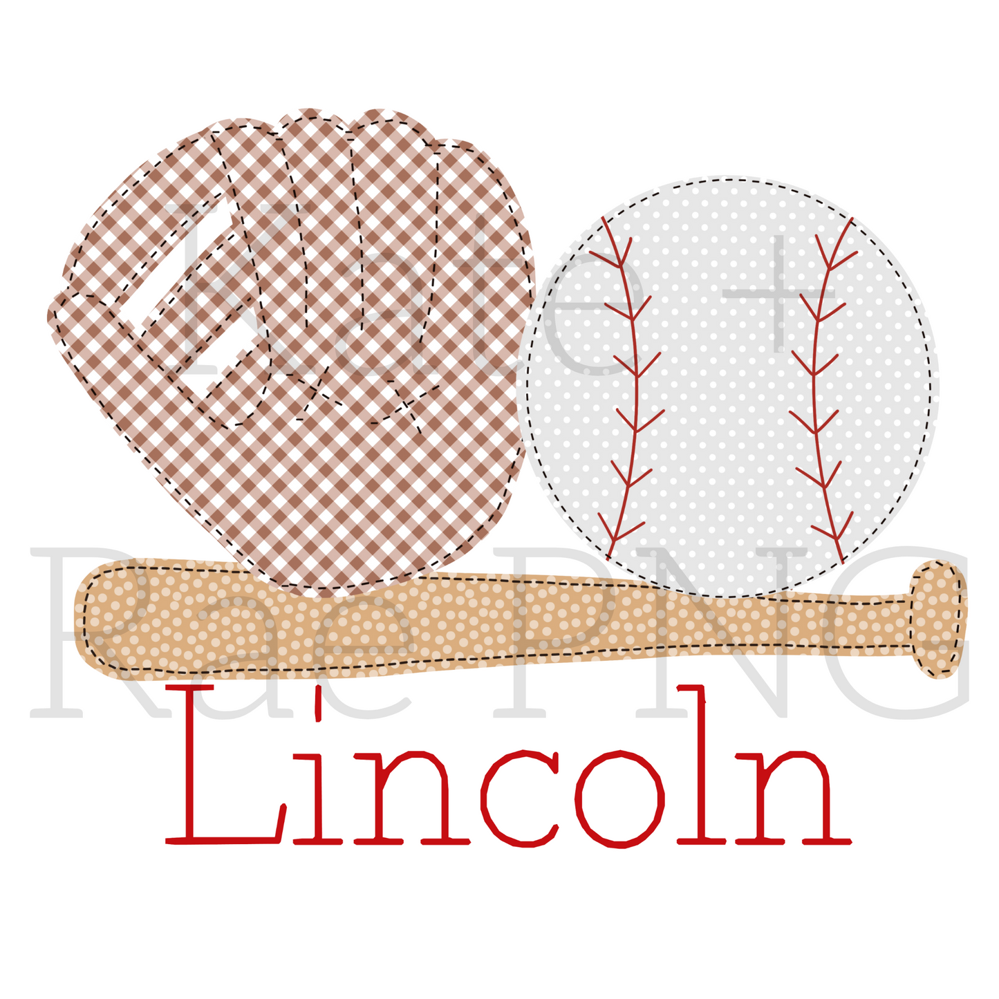 Boy's Baseball Trio
