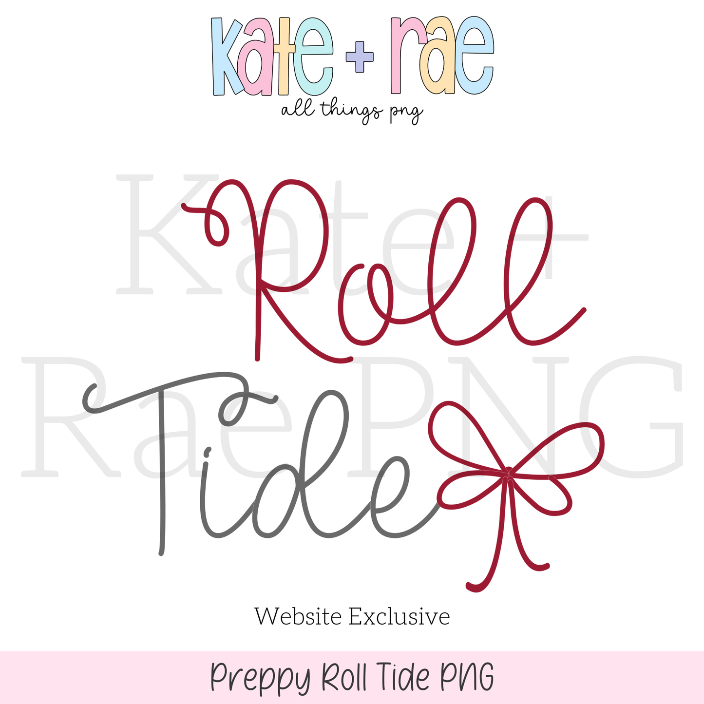 Preppy Roll Tide PNG