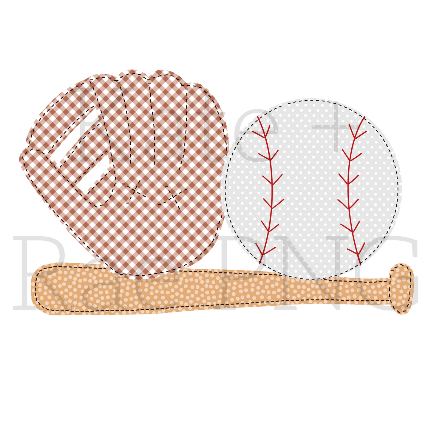 Boy's Baseball Trio