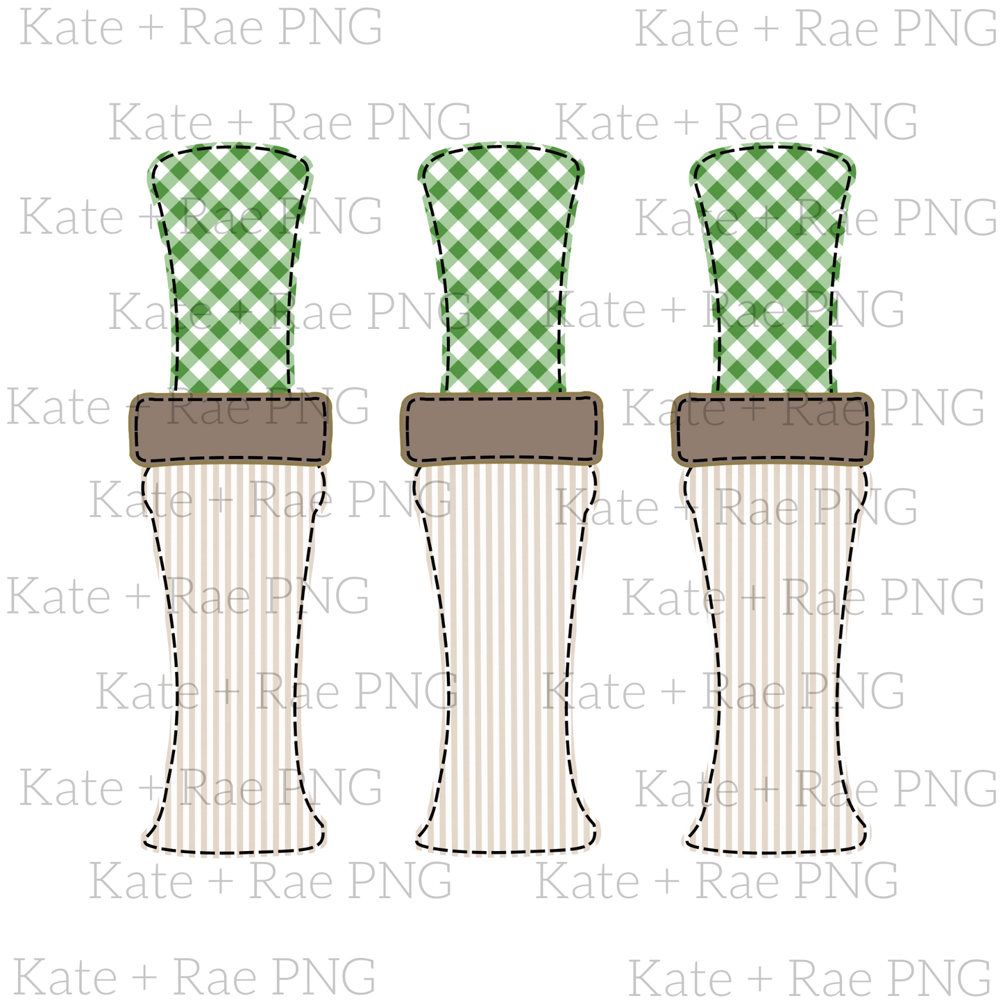 Duck Call Faux Applique PNG