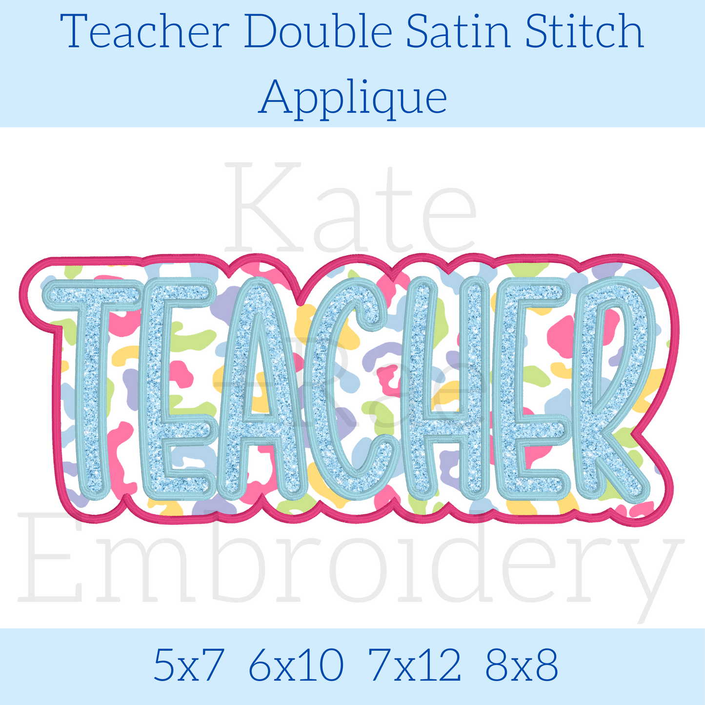Custom Teacher Appliques - Brittany Waterhouse