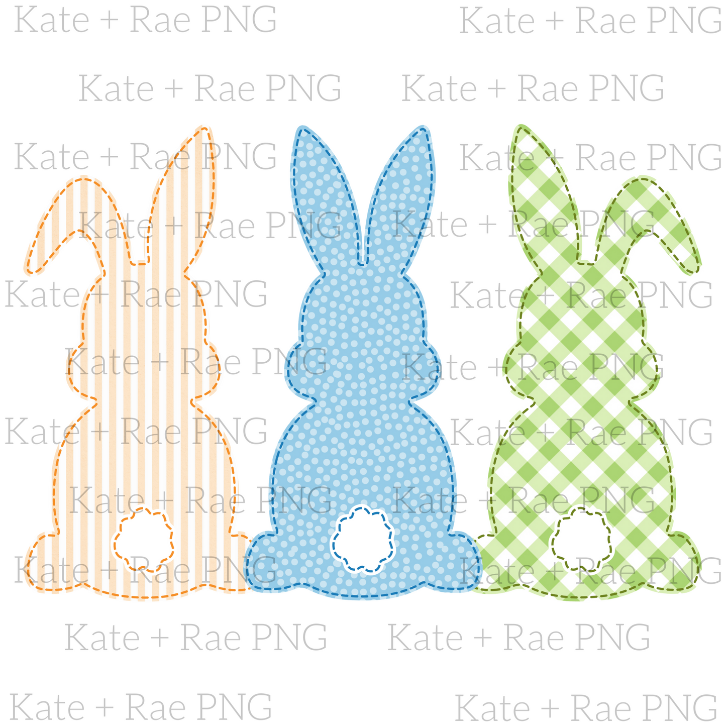 Boys Trio Faux Applique PNG