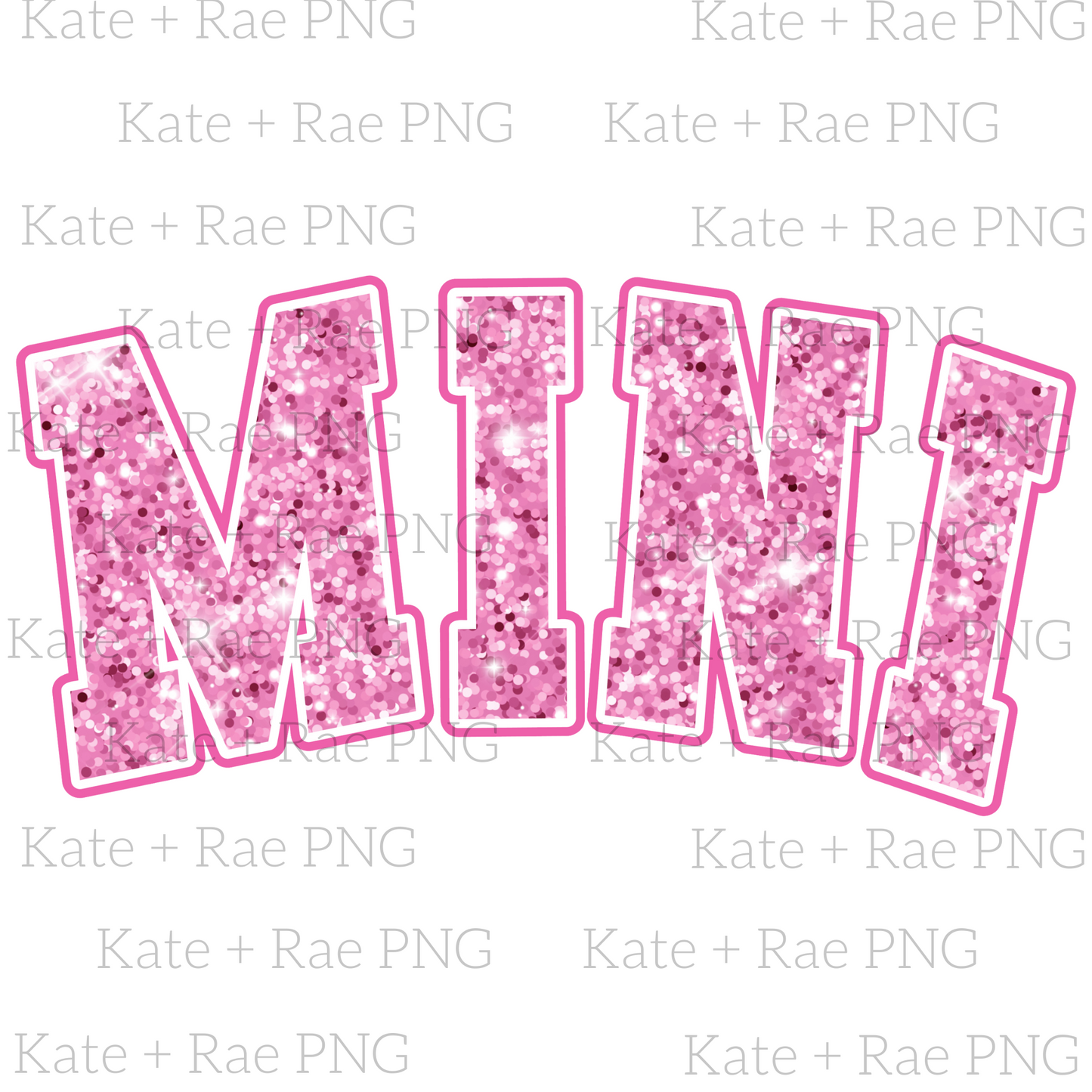Pink Glitter MAMA & MINI Bundle