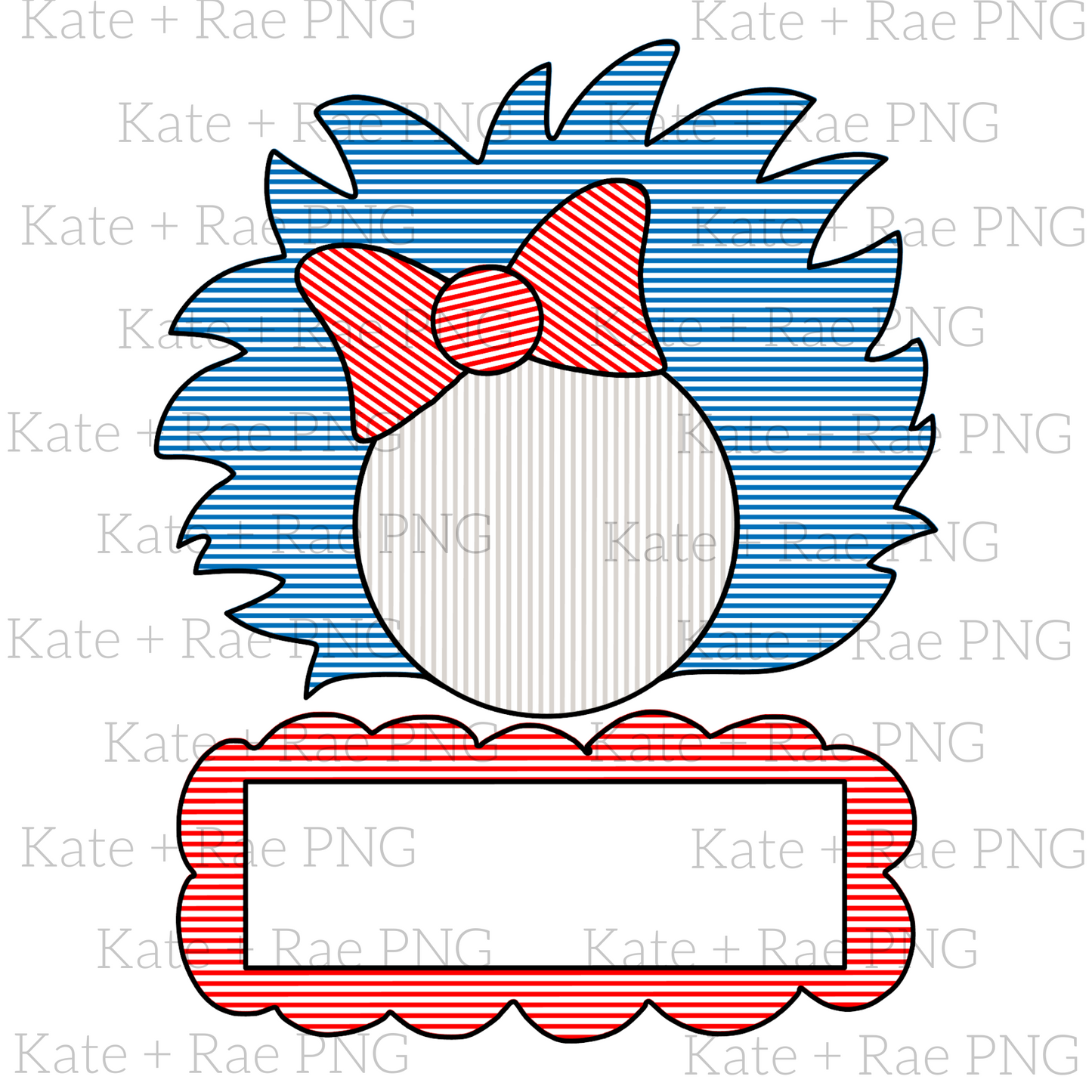 Girl Thing Faux Sketch PNG
