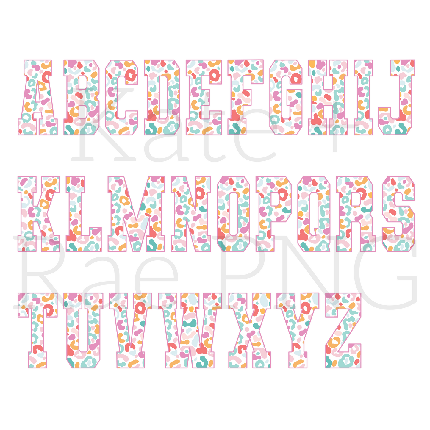 Bright Summer Leopard Varsity Alpha Pack