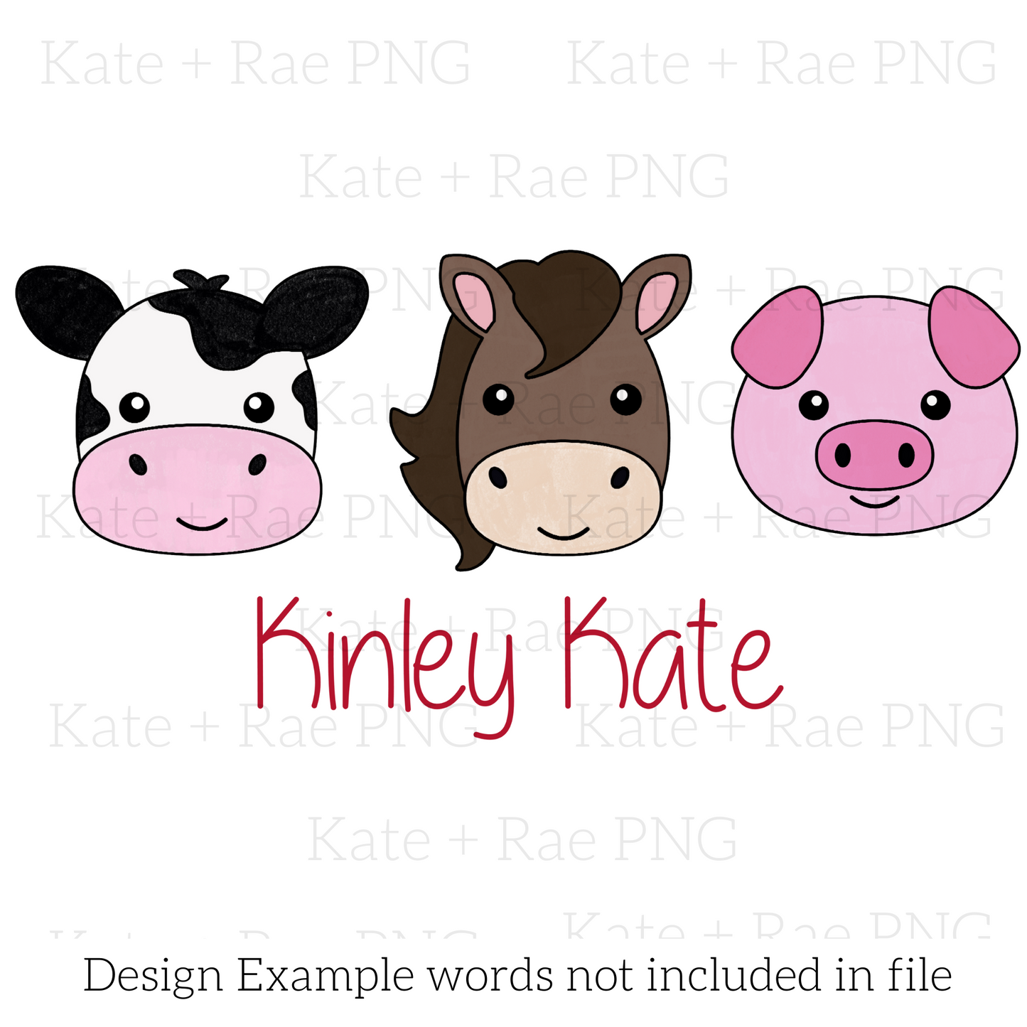 Farm Animal Trio