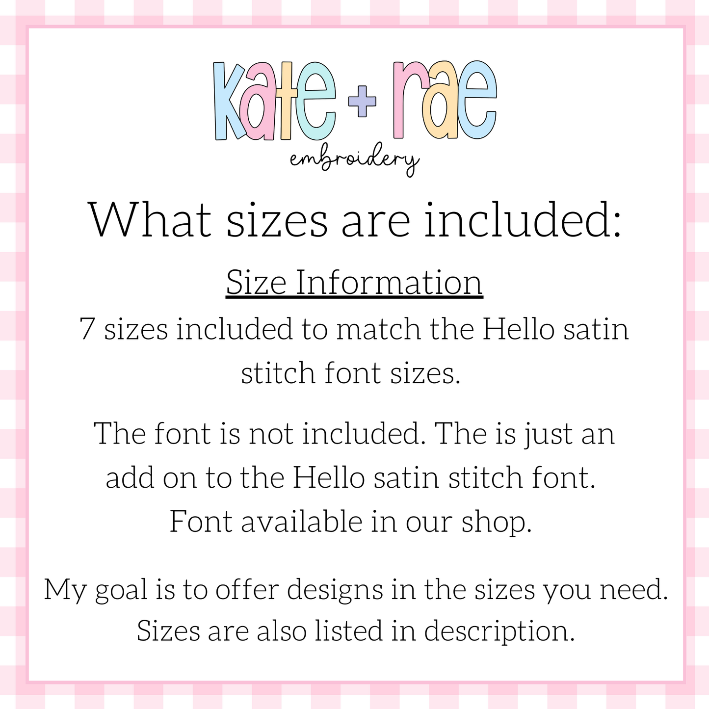 Bow Font Add On Embroidery Design