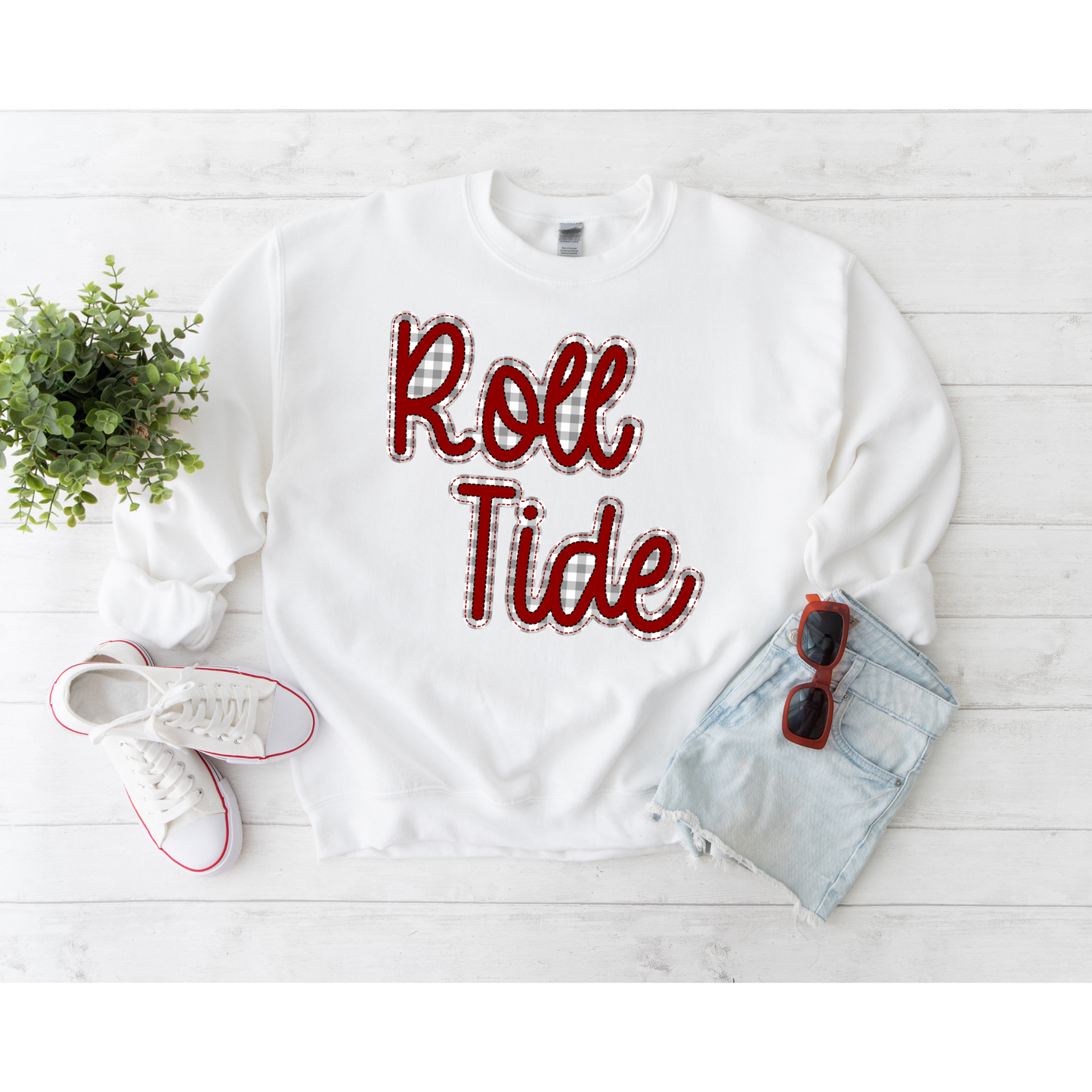 Roll Tide Faux Applique