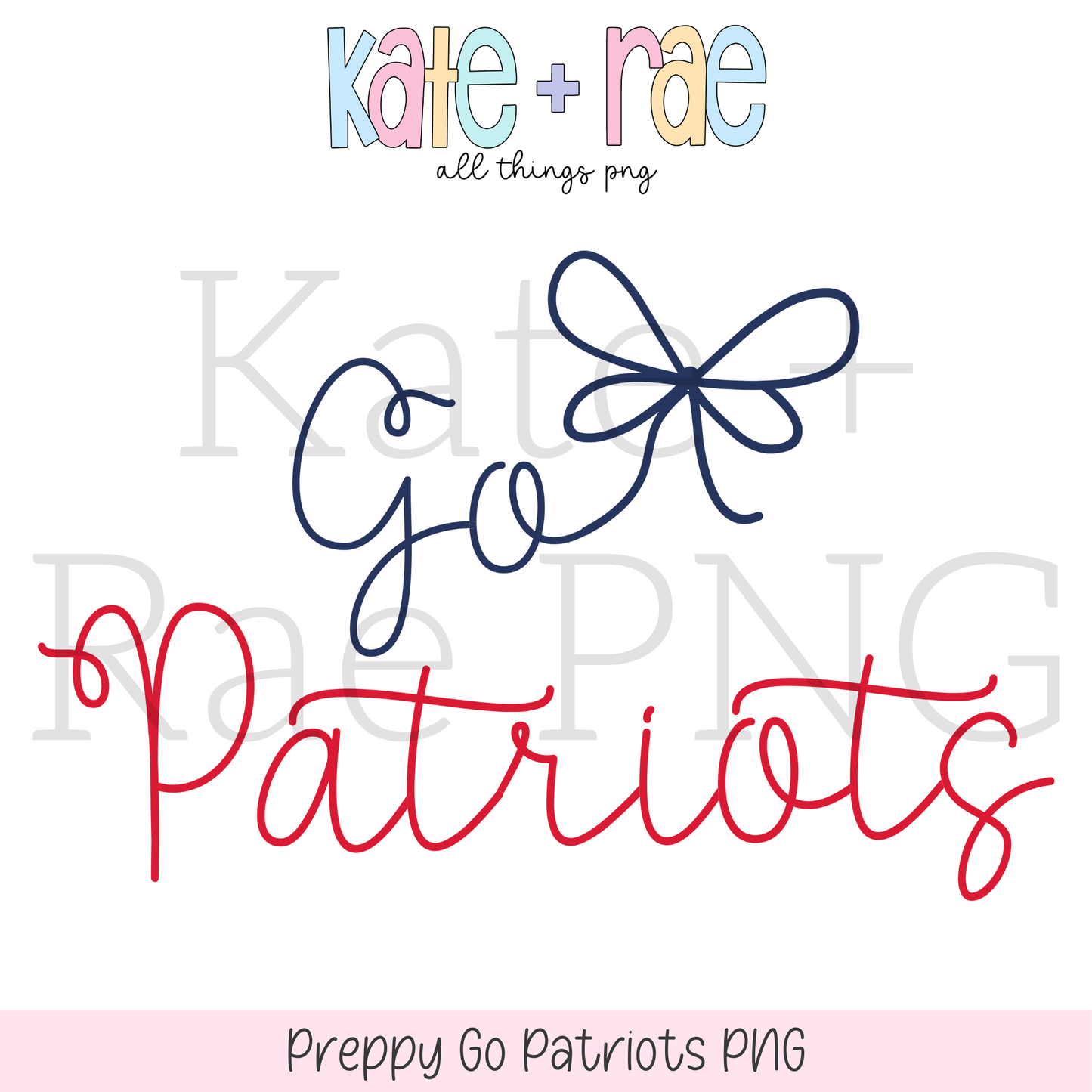 Preppy Go Patriots PNG