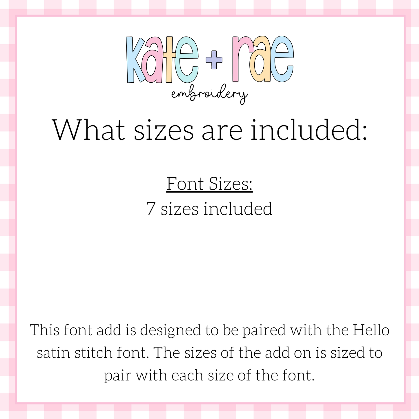 Shamrock Font Add On Embroidery Design