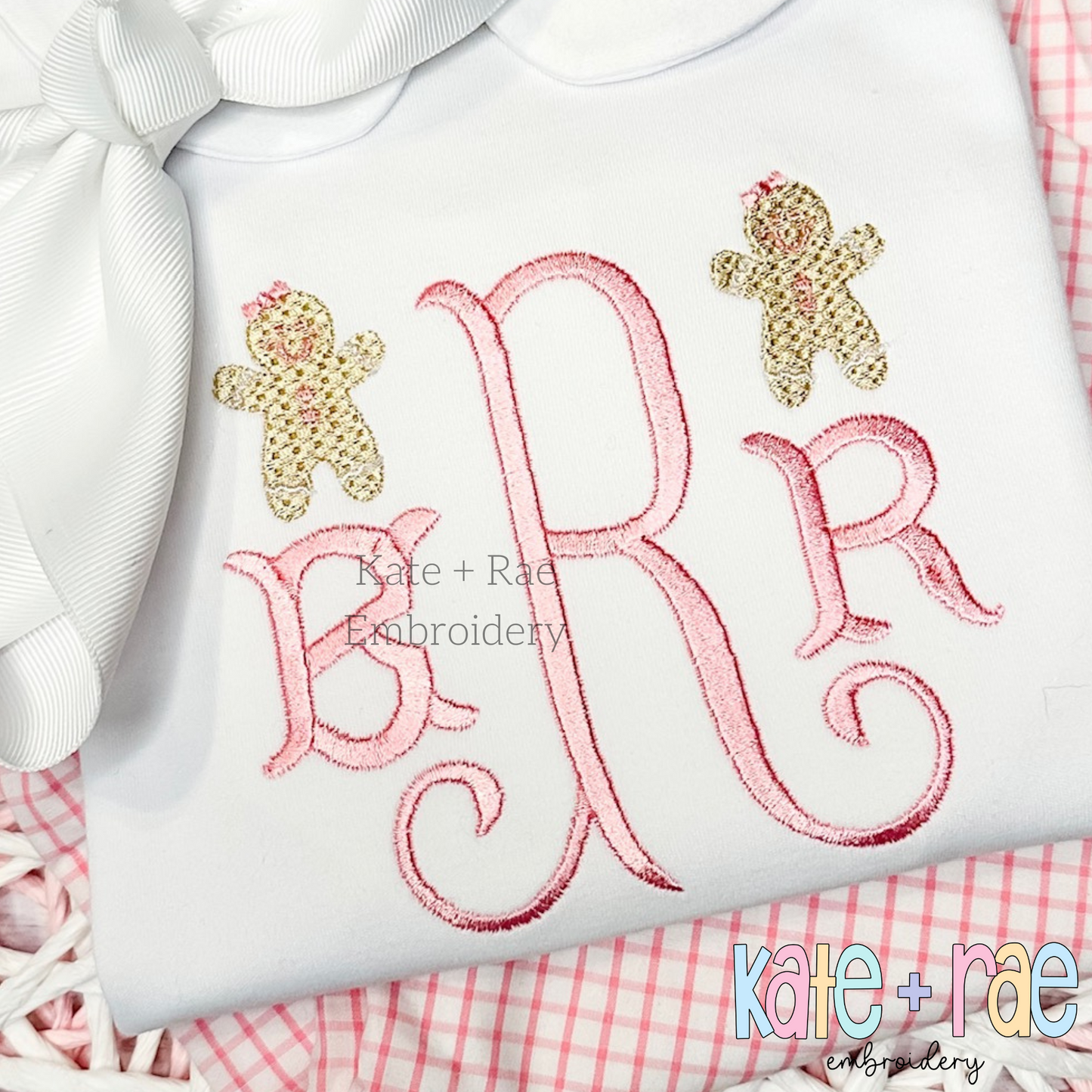 Gingerbread Girl Mini Fill Embroidery Design