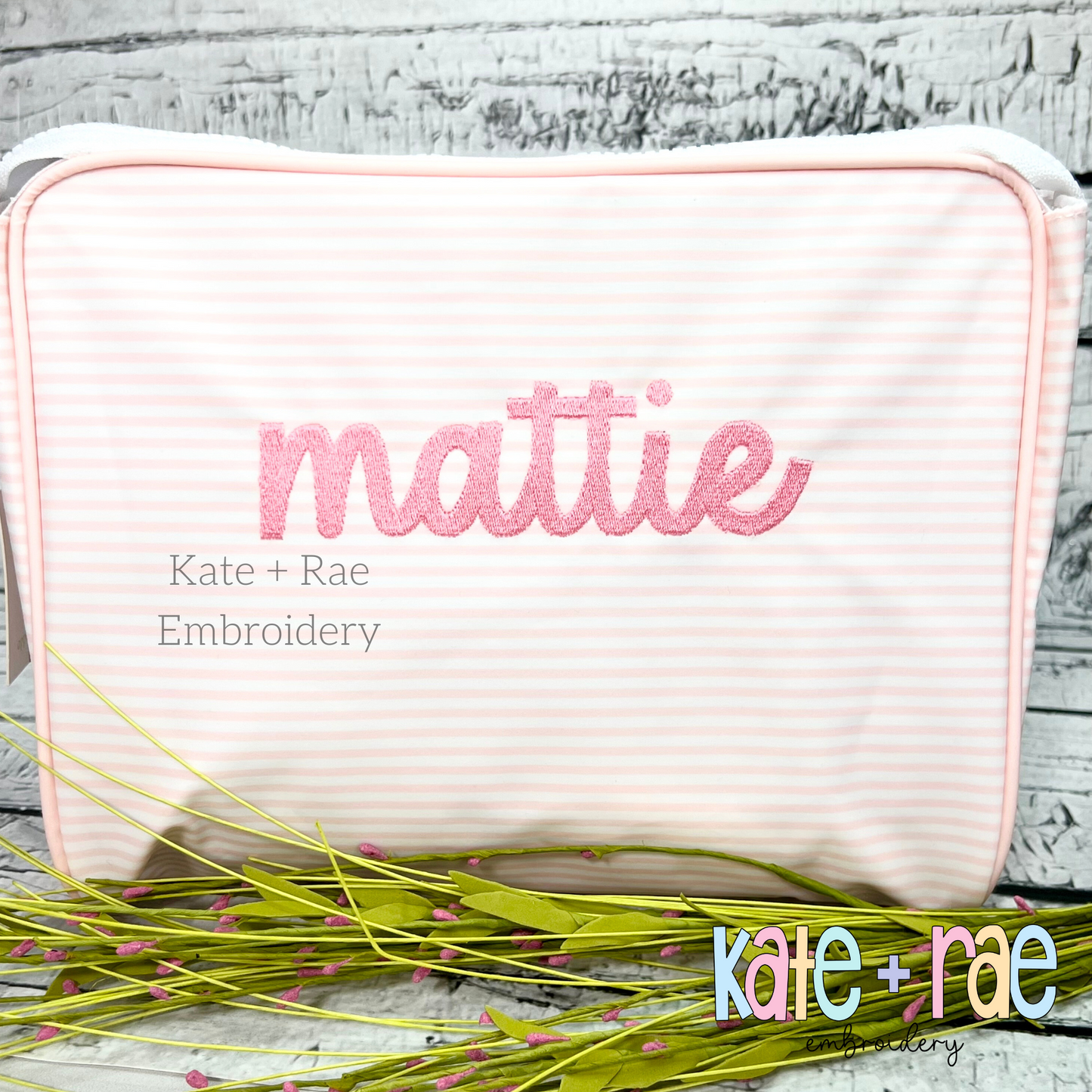 Merritt Fill Stitch Embroidery Font