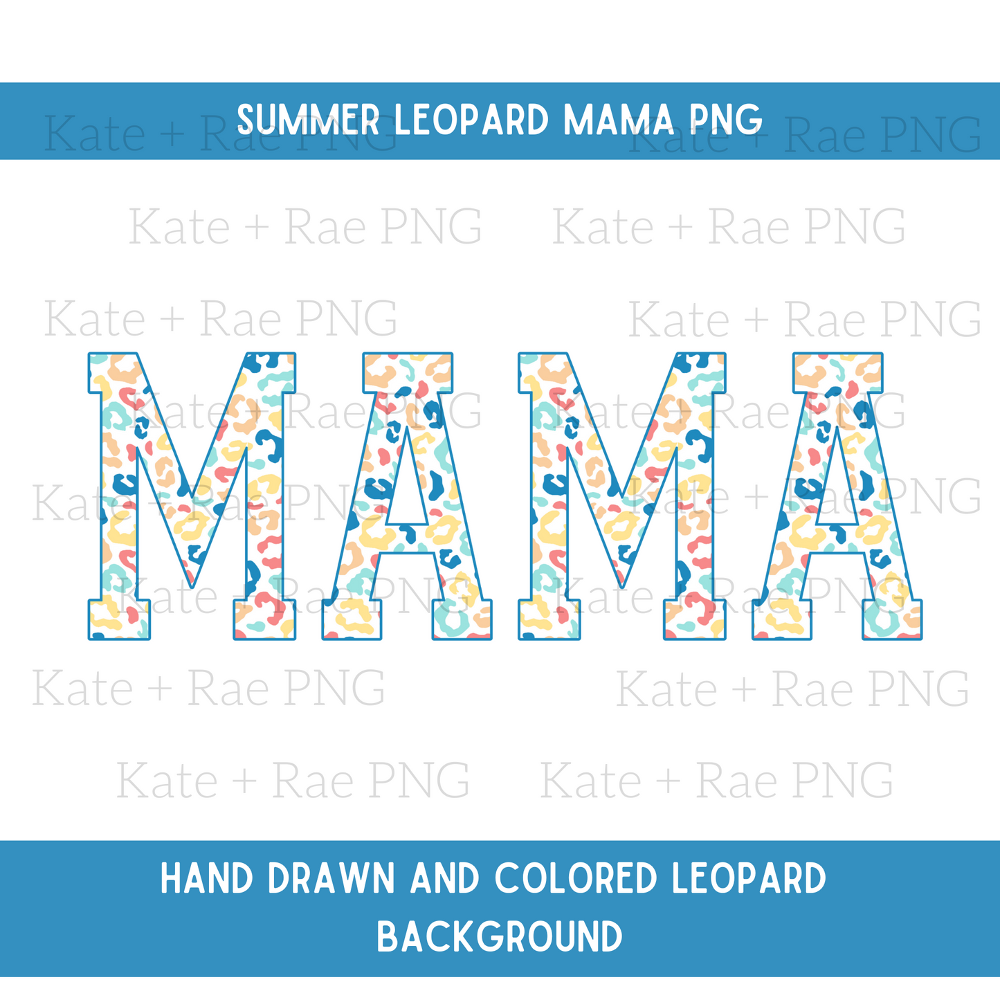 Summer Leopard MAMA png