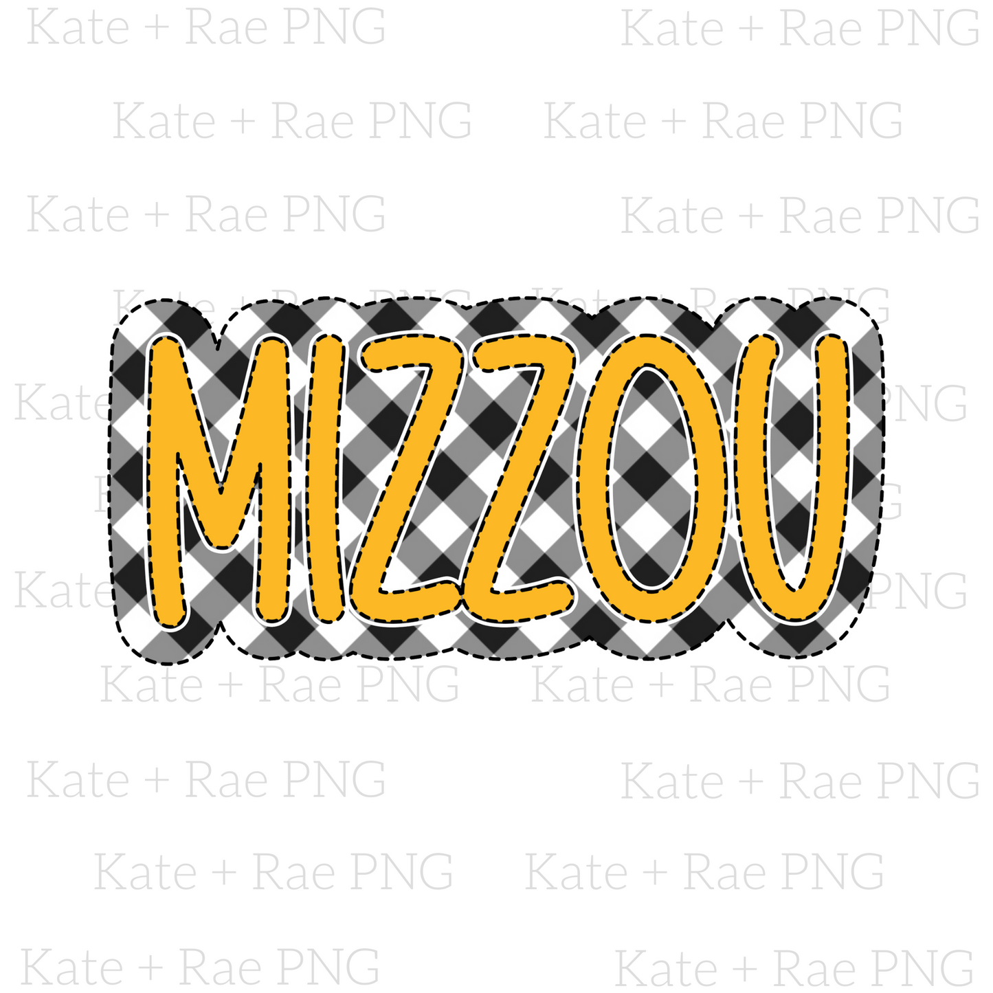 Mizzou Faux Applique