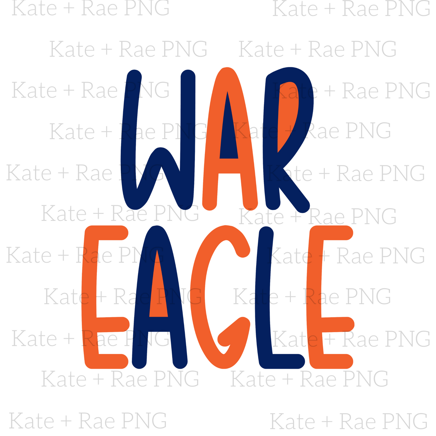 War Eagle Two Toned PNG