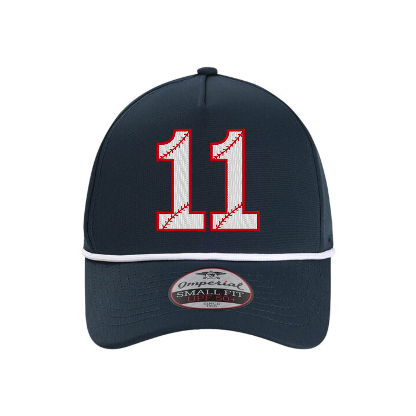 Baseball Number Embroidered Hats