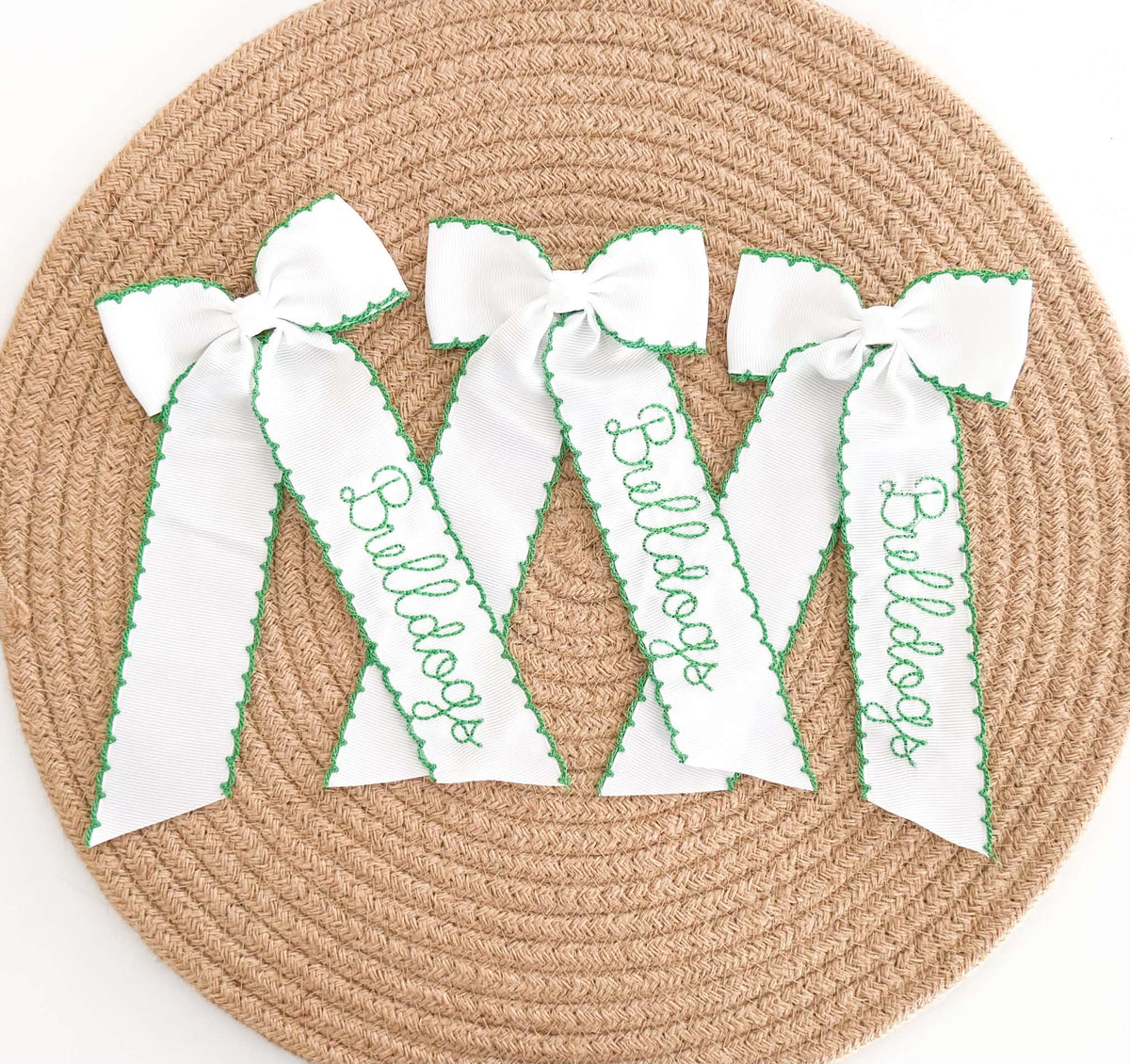 Delilah Bean Stitch Embroidery Font