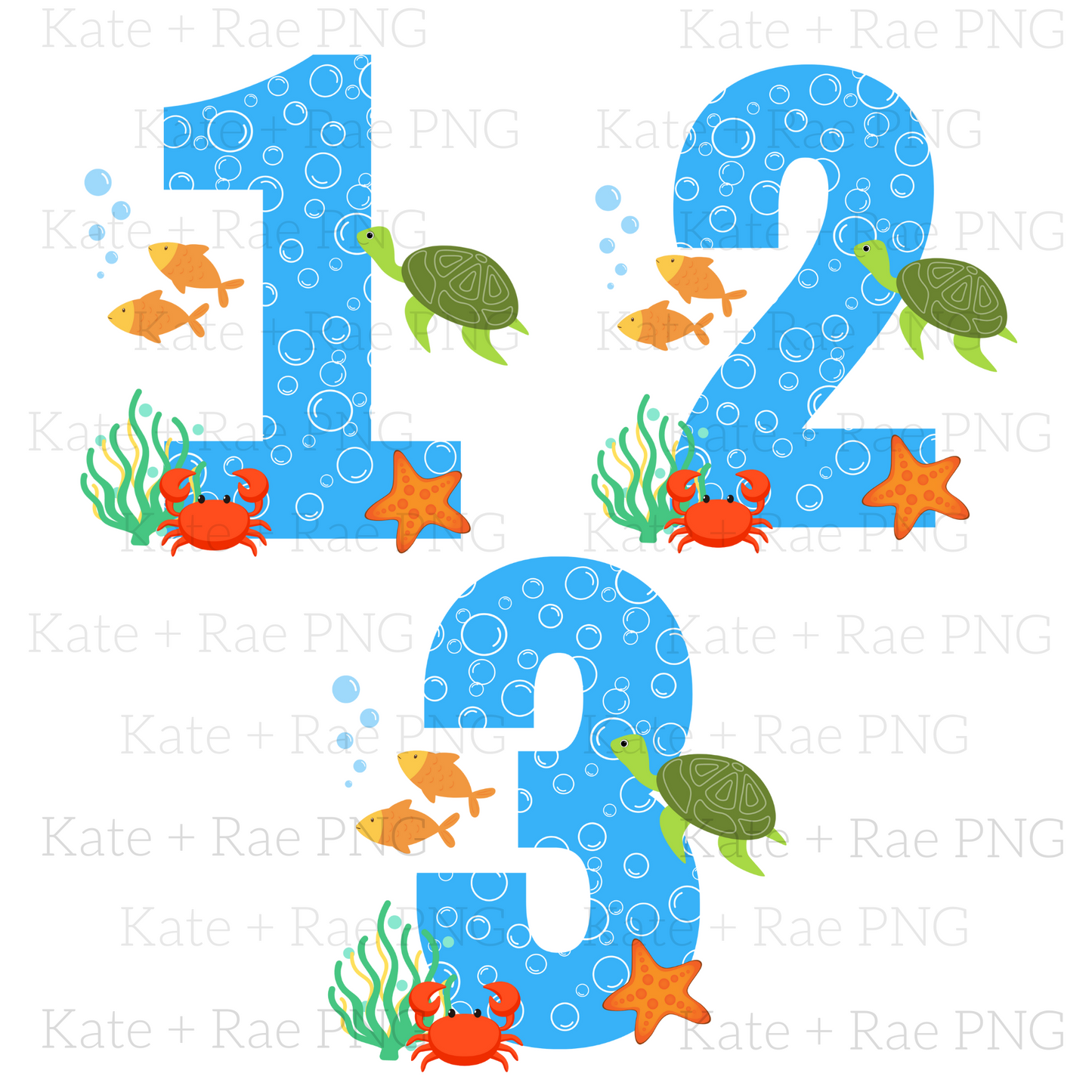 Boys Under the Sea Birthday Set