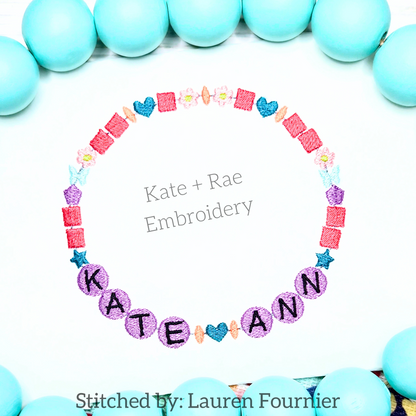 Friendship Embroidery Font