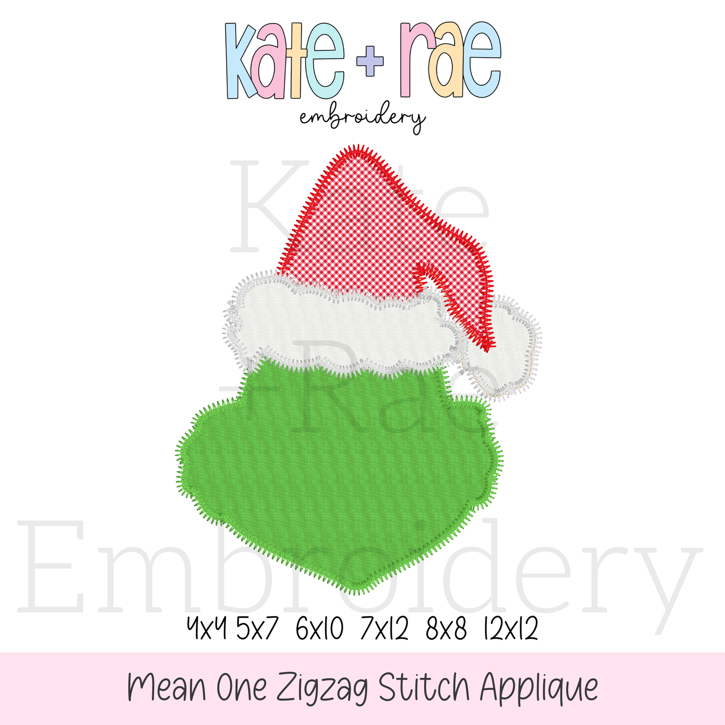 Mean One Zigzag Stitch Applique