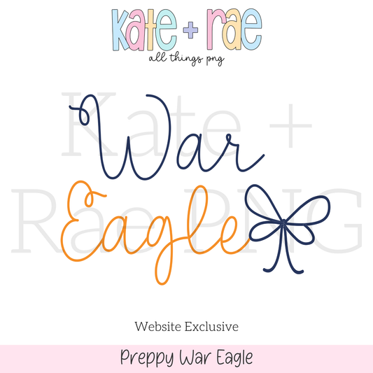 Preppy War Eagle PNG