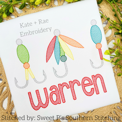 Cupcake Sketch Stitch Embroidery Design