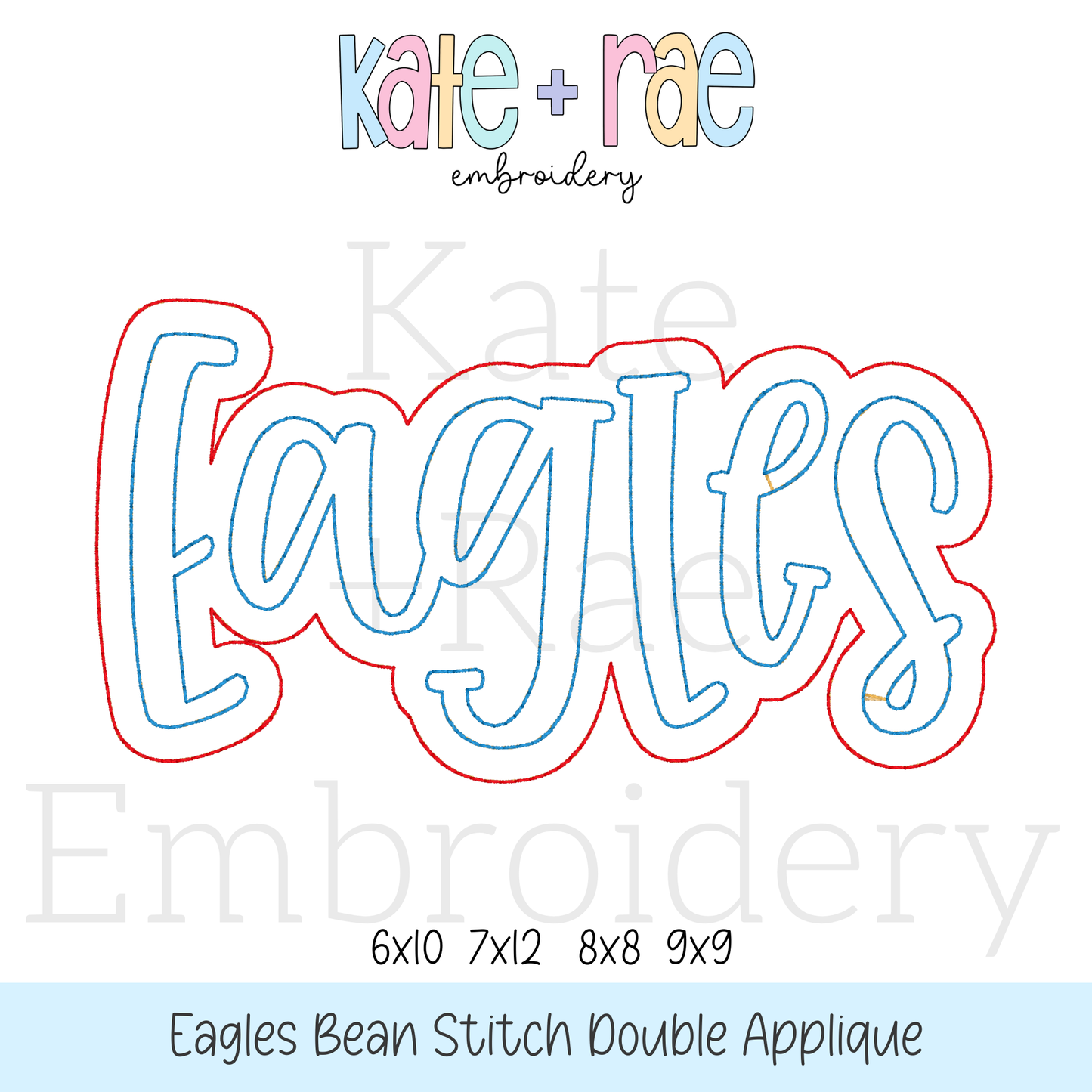 Eagles Double Applique Bundle