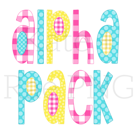 Summer Time Alpha Pack PNG