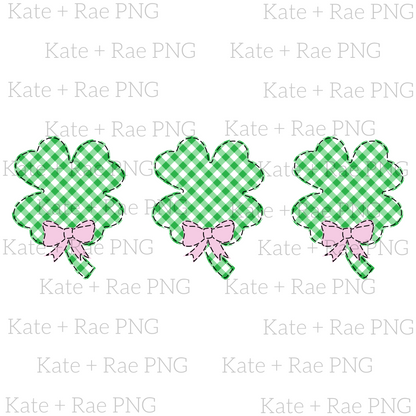 Girls Shamrock Trio PNG