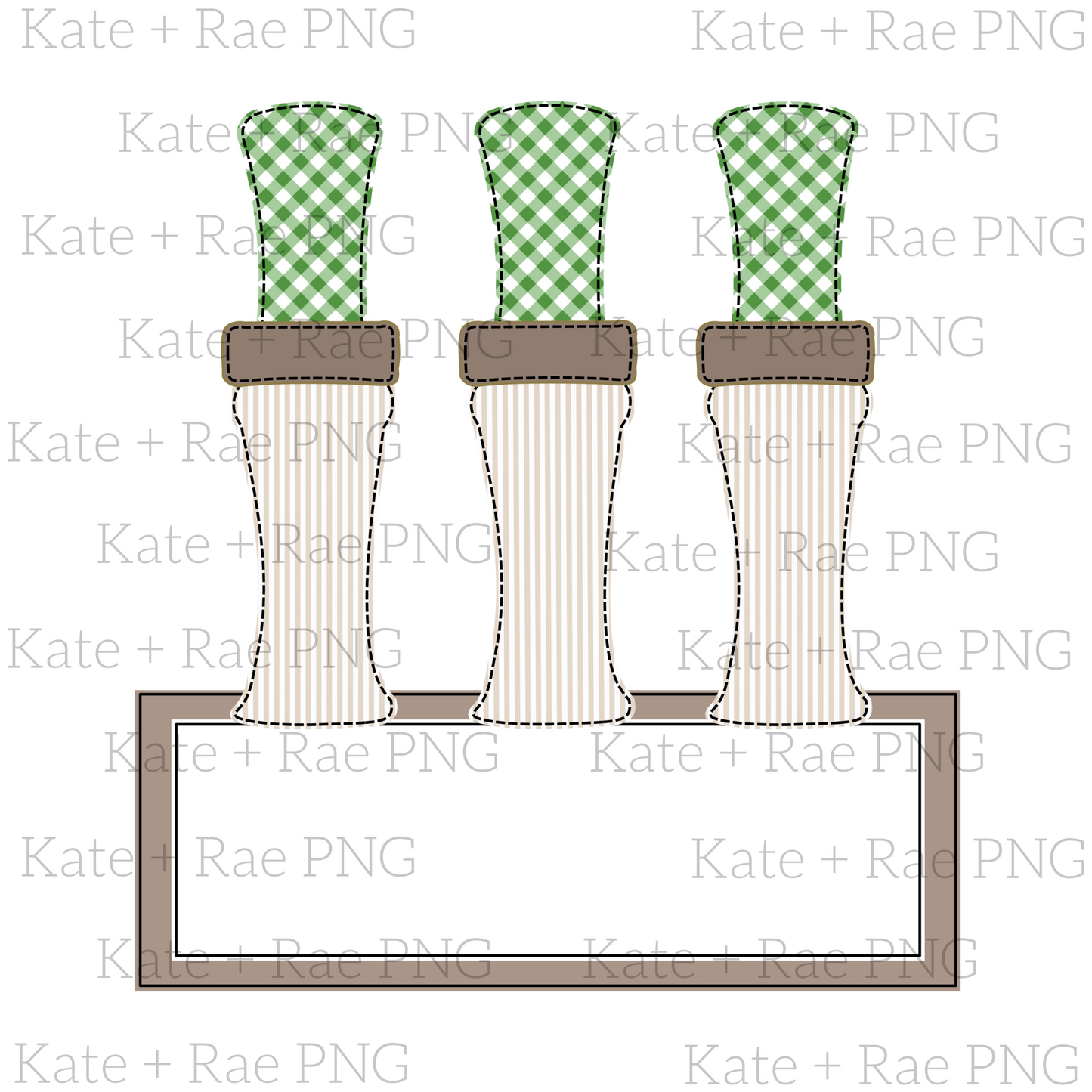 Duck Call Faux Applique with Name Plate PNG