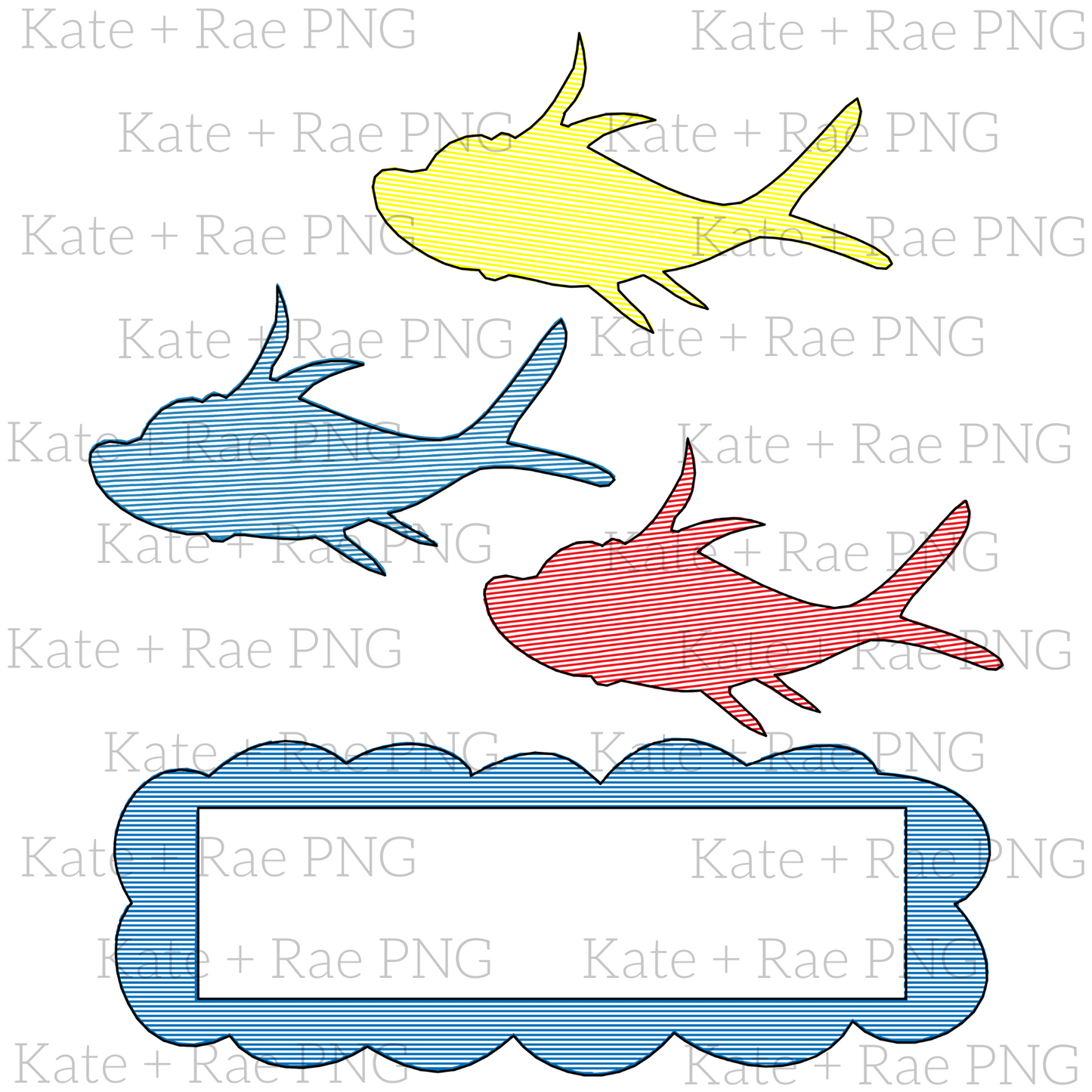 Girls One Fish Two Sketch PNG