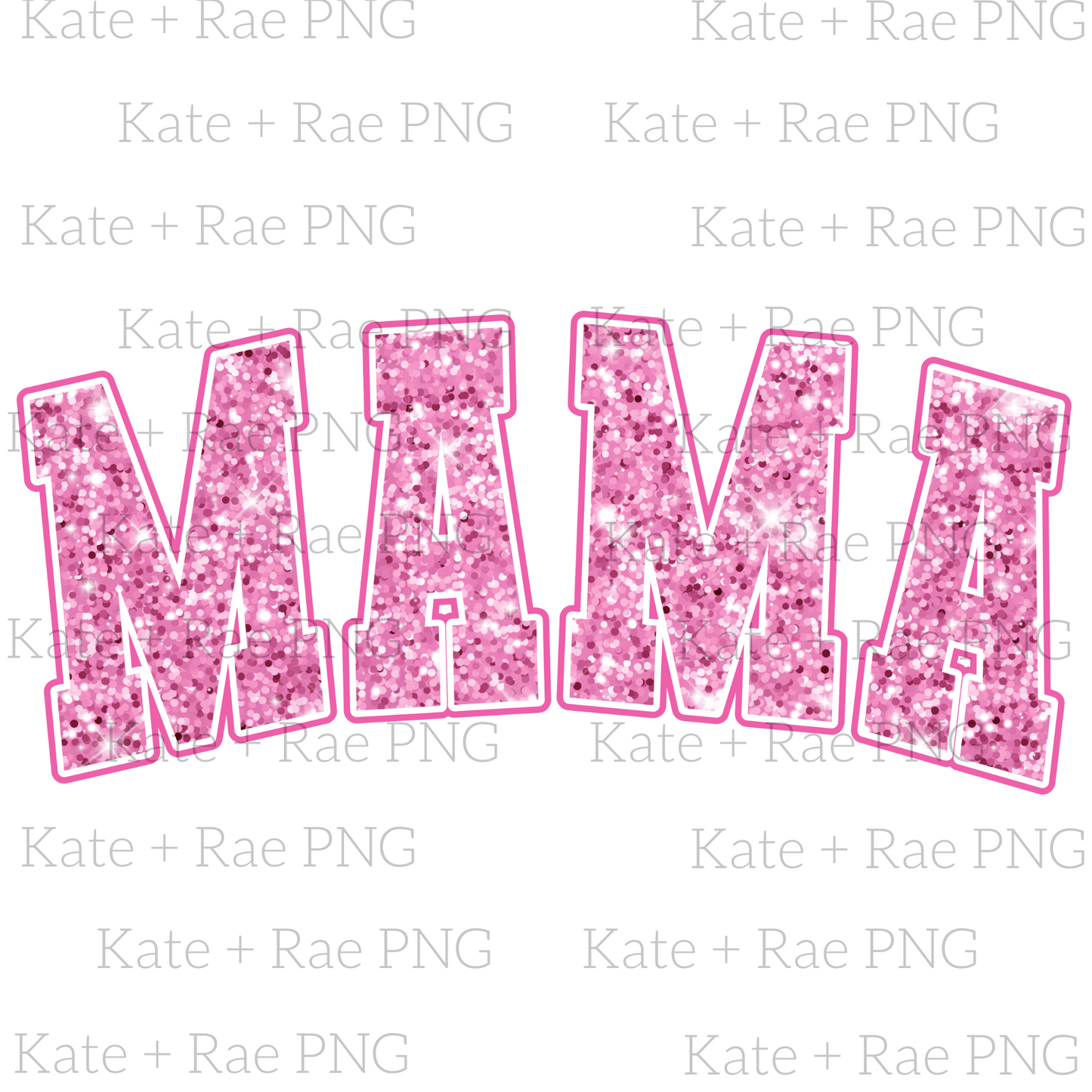 Pink Glitter MAMA & MINI Bundle