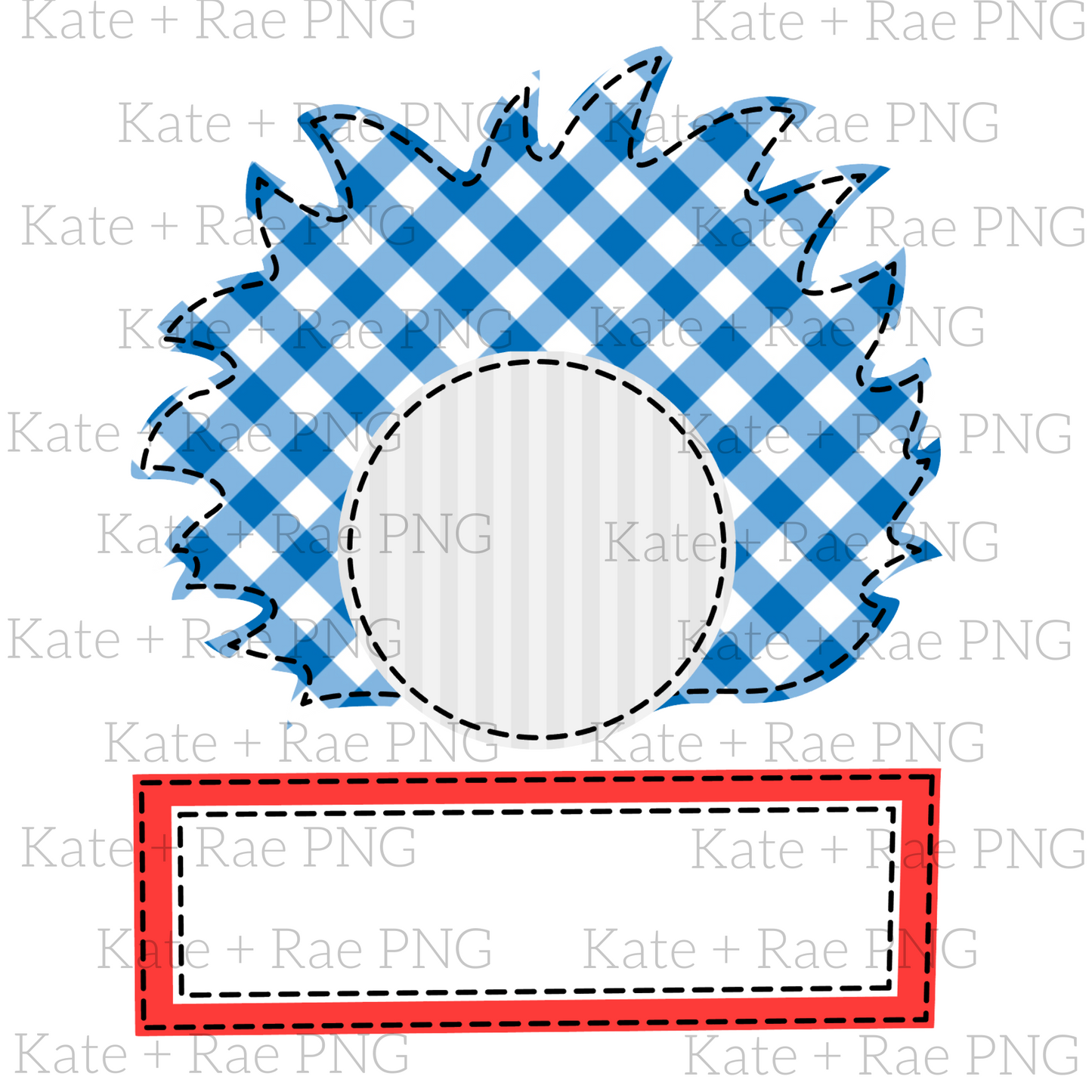 Boy Thing Faux Applique PNG