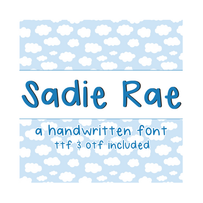 Sadie Rae Handwritten TTF/OTF Font