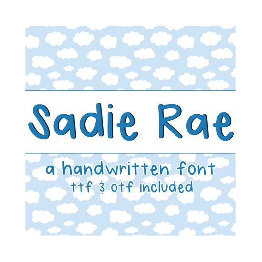 Sadie Rae Handwritten TTF/OTF Font