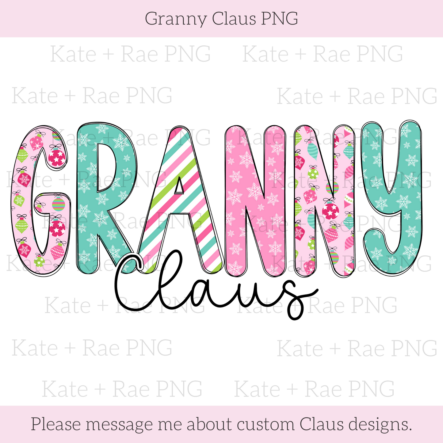 Granny Claus PNG