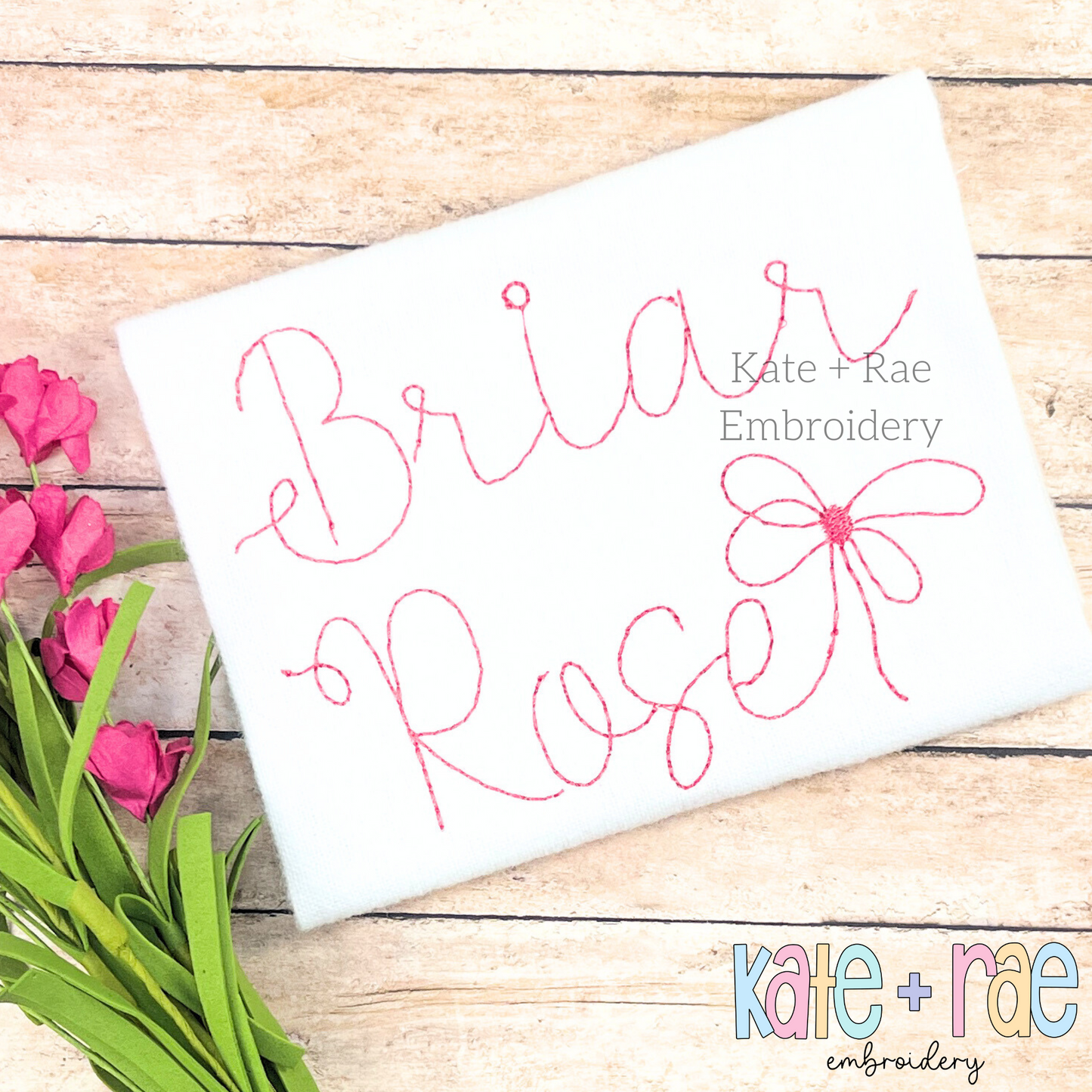 Preppy Bean Stitch Embroidery Font