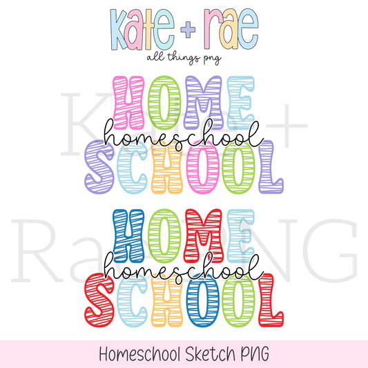 Girl's & Boy's Homeschool PNG Bundle