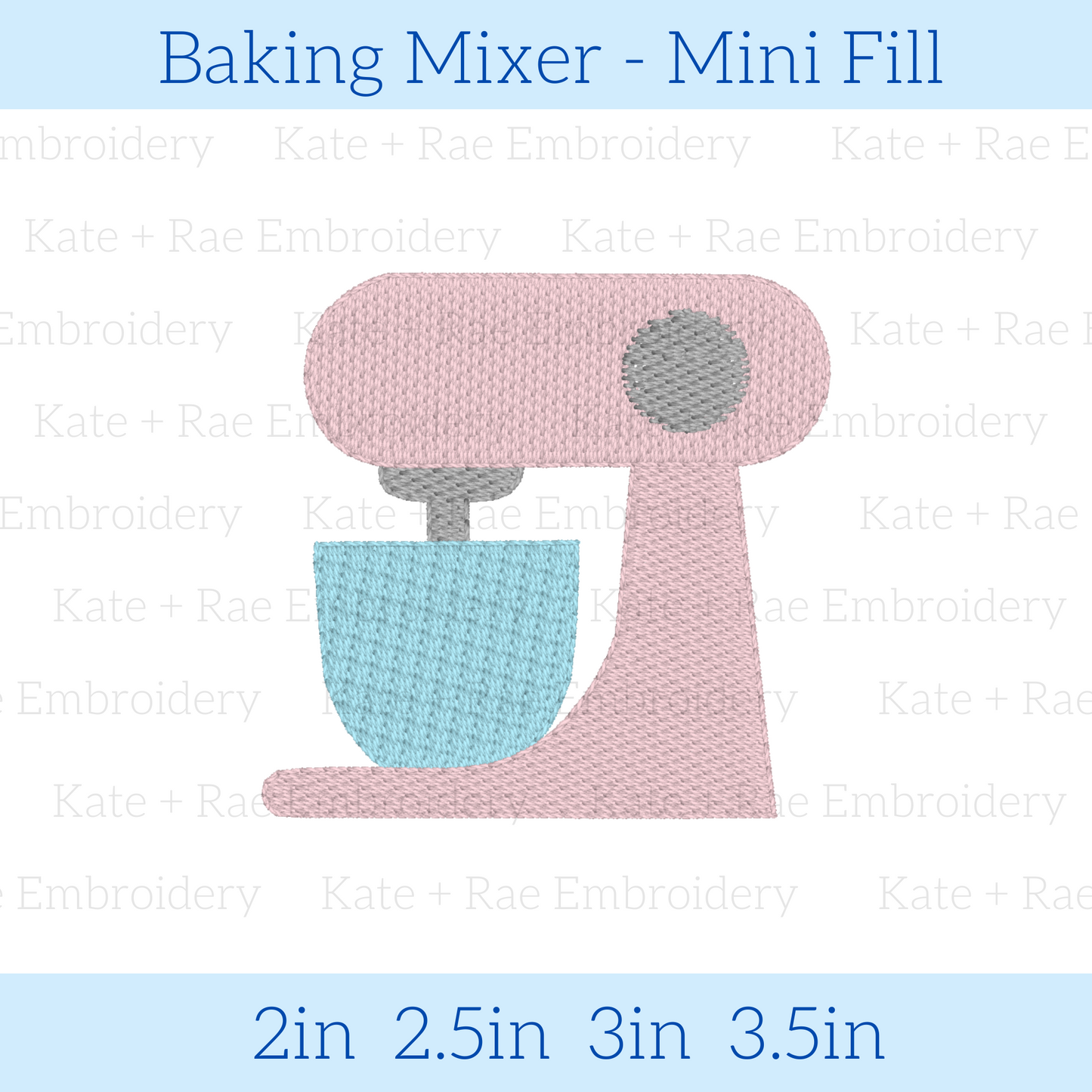 Baking Mixer Mini Fill