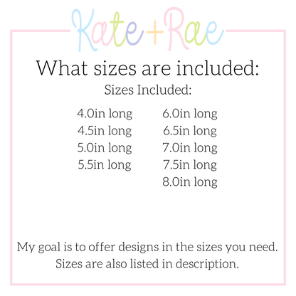 Heirloom Long Tail Bow Satin Stitch Embroidery Design