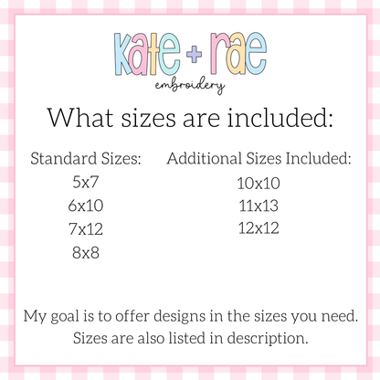 Curved Mama Satin Stitch Applique with Bow Embroidery Design&nbsp;