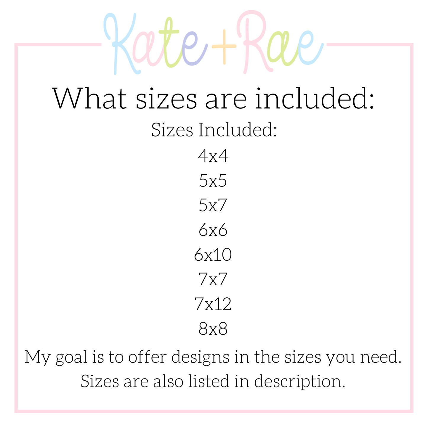 Choose Kindness Satin Stitch Embroidery Design