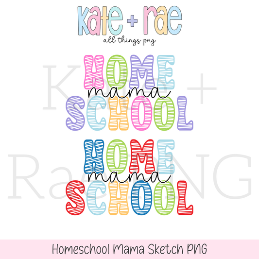 Homeschool Mama Bundle PNG