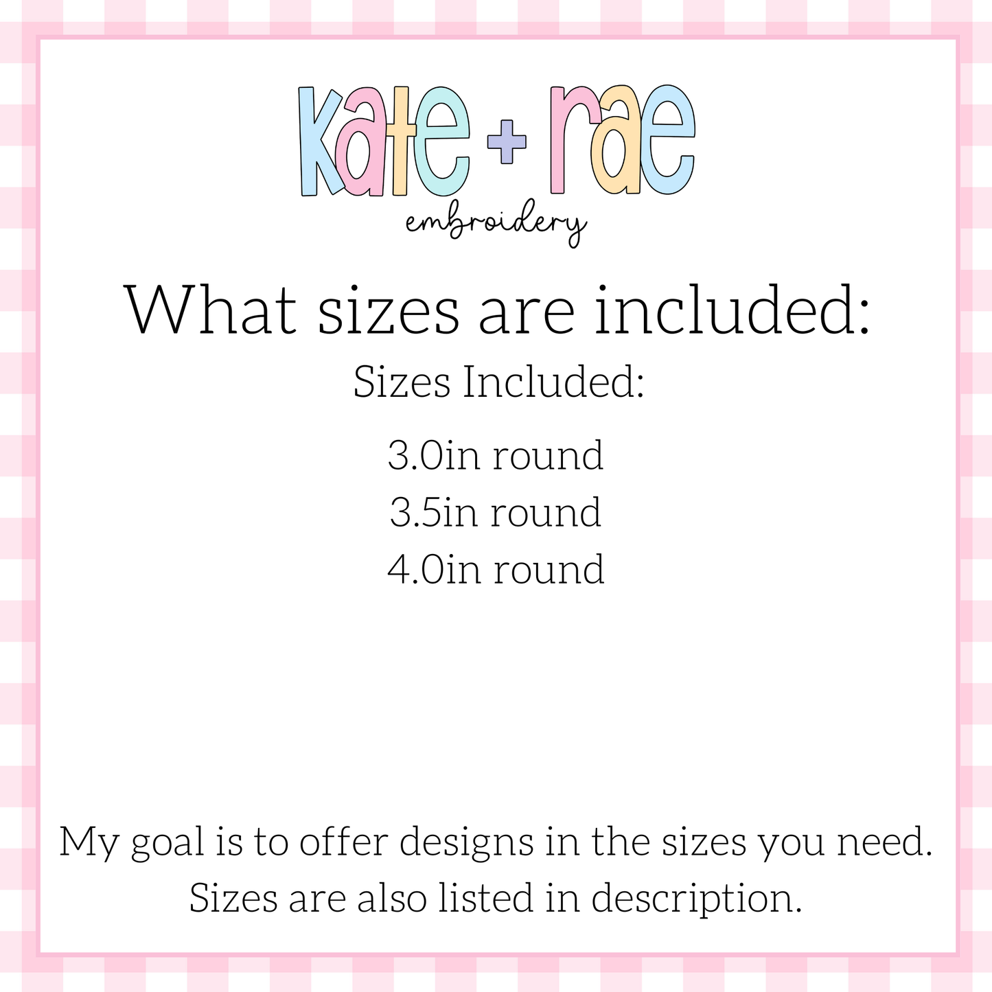 ITH Scalloped Circle Bag Tag Bean Stitch Applique Embroidery Design