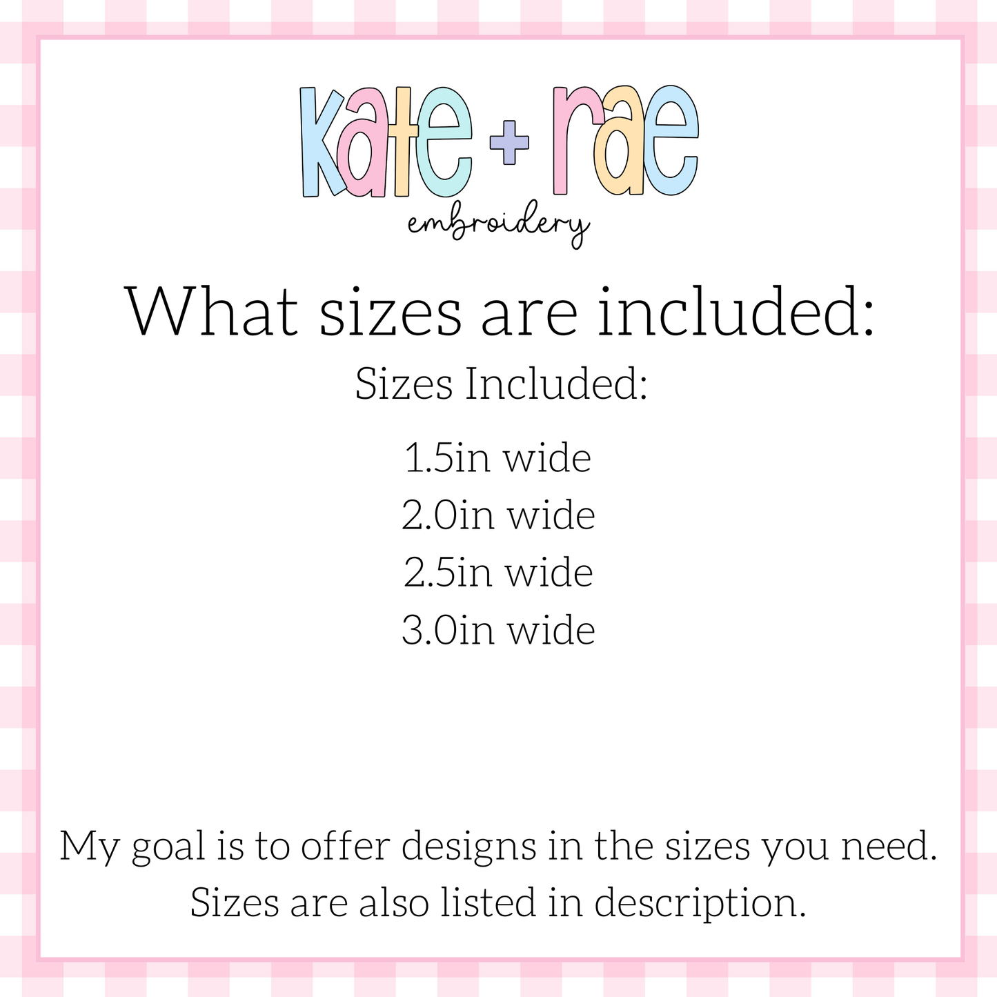 Rainbow Mini Fill Embroidery Design