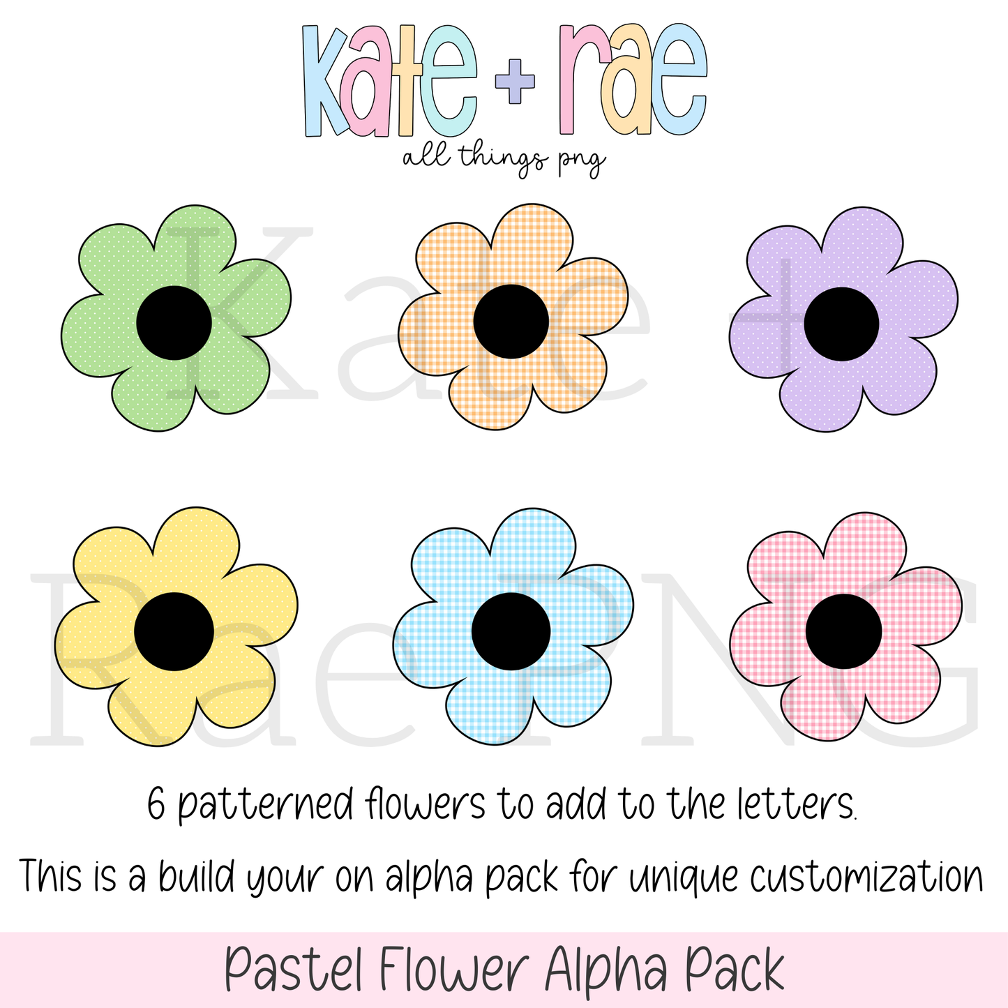 Pastel Flower Alpha Pack