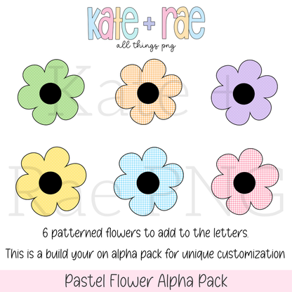 Pastel Flower Alpha Pack