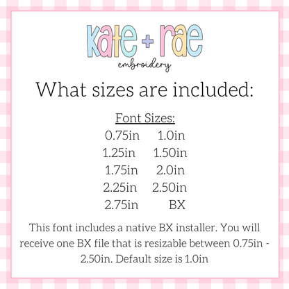 Candy Heart Sketch Stitch Embroidery Font