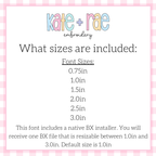 Delilah Satin Stitch Embroidery Font