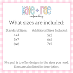 Triple Flowy Bow Crest Embroidery Design: Design preview of a pink triple bow frame satin stitch outline